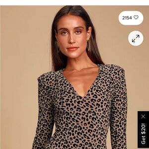 Lulu's Leopard Print Skirt